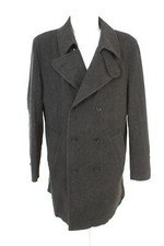 CERRUTI 1881 Mantel Jacke Jacket mit Wolle Herren Gr.52 in Grau
