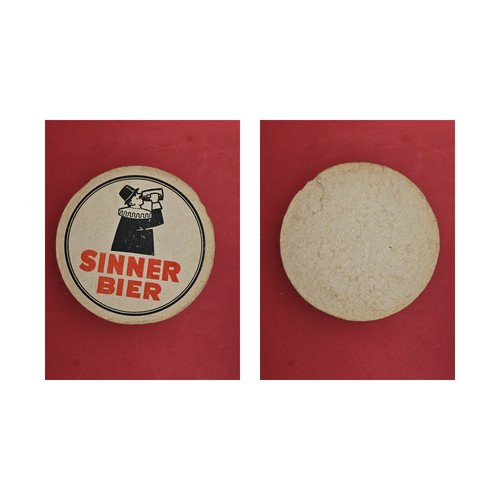 Sinner bier rote - bier, schrift