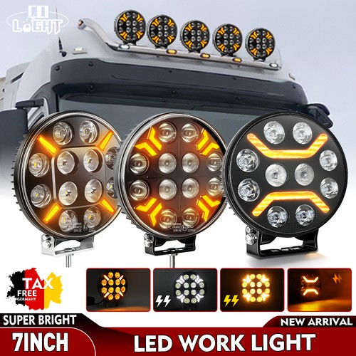 Prüfzeichen rund led - 7'',