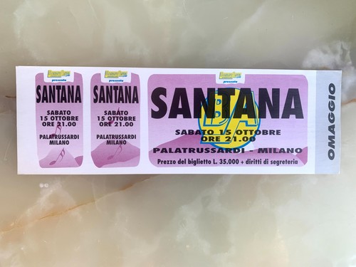 Original ticket santana live - original,