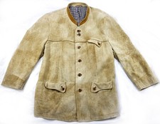 Meindl Trachten Luxus-Leder-Janker Sämisch gegerbtes Hirschleder Hell Gr.58 XXXL