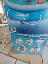 Bestway 3,66 x 76 cm Fast Set Pool Originalverpackt unbenutzt Quik Pool Wasser 