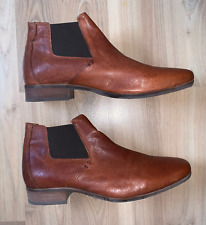 Herrenschuh Marlboro Classics Leder 45 braun Halbschuh Stiefelette - wie neu