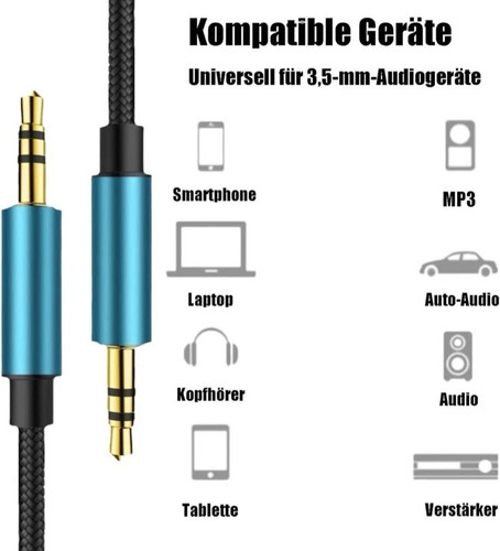 Aux kabel klinkenkabel 5mm - klinkenkabel, 3,5mm