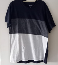 T-Shirt Gr. XL von Identic Herren in grau blau Farbblöcke