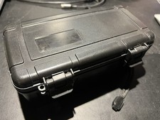 Portabler Zigarren Humidor Case Reise Zigarrenbox mit Befeuchter wie neu Top