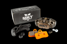 4-Kolben Bremssattel mit Adapter Vespa Stage6 R/T hard anodised