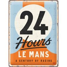 Le Mans Blechschild 40 cm 24 h