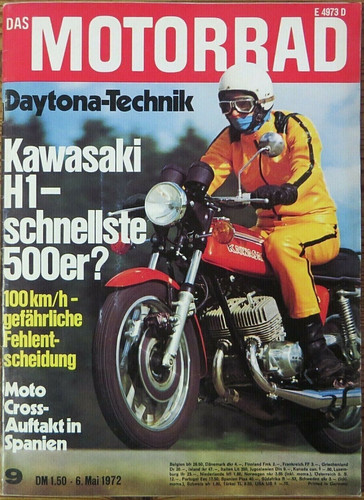Das motorrad test - motorrad, 09/72