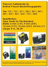 Schriftband Brother TZe 121