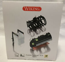 Wiking 1:32: Frontlader Werkzeuge Set B, schwarz "Bressel und Lade"