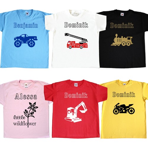 Kinder shirt tshirt mit - kinder, t-shirt