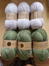 900g Wolle Strickgarn weich