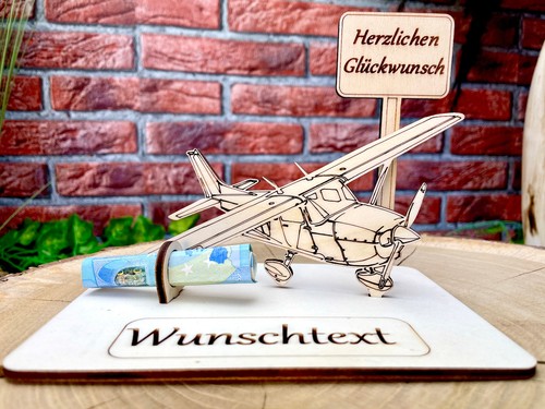 Geldgeschenk flugzeug aus - flugzeug,