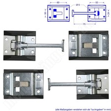 2x Türfeststeller Türhalter