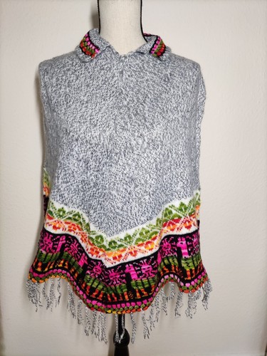 Alpaka poncho umhang herren - alpaka,