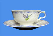 Teetasse mit Unterteller NIKKO Porzellan JAPAN Vanessa sehr guter Zustand