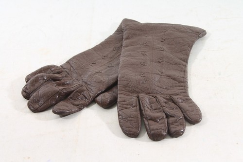 Alte lederhandschuhe braun - alte,