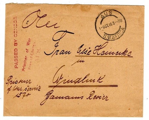 Dswa kriegsgefangenenpost - dswa, ab