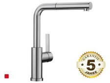 Hochdruckarmatur Blanco Lanora-S-F 526180 Edelstahl Gebürstet Wasserhahn HD