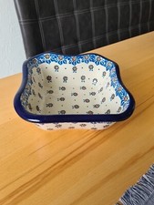 Orginal Bunzlauer Schale Auflaufform Servier Teller Schale Handarbeit 