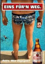 ASTRA BIER Alte Postkarte  +H1496