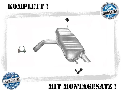 Endschalldämpfer golf 5 - endschalldämpfer,