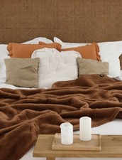 Luxus Wolldecke Kamelhaar