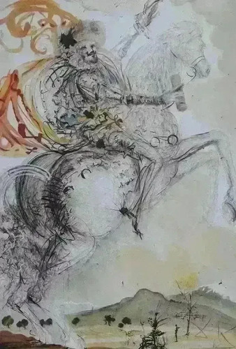 Salvador dali lithografie - dali, le