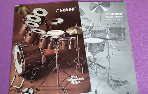 Vintage sonor katalog 1978 - katalog, mit