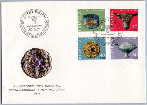 Schweiz fdc bern 1974 pro - 1974,