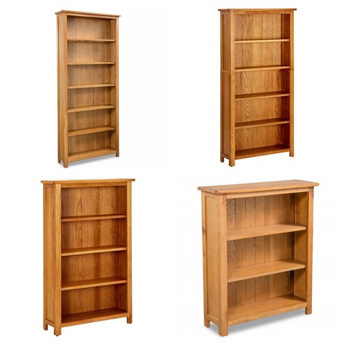 Bücherregal massivholz eiche - bücherregal,