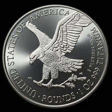 1 UNZE TITANMEDAILLE Silver