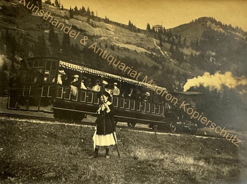 Orig foto eisenbahn rigi - eisenbahn,