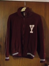 College Jacke/Rockabilly  - Farbe Bordeauxrot - Vintage