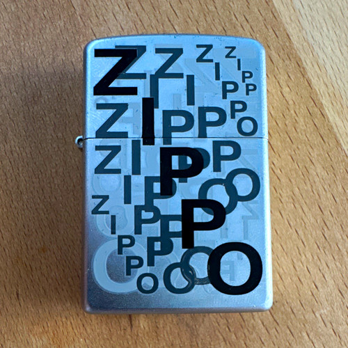 Zippo feuerzeug silberfarben - feuerzeug,
