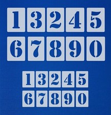 Nr.5 Zahlenschablone | verschiedene Größen 10 einzelne Schablonen Zahlen von 0-9