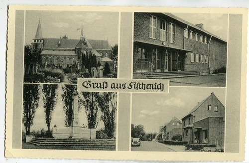 Fischenich dorfstraße - ak, fischenich,