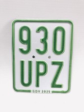 Moped Kennzeichen Mofa E-