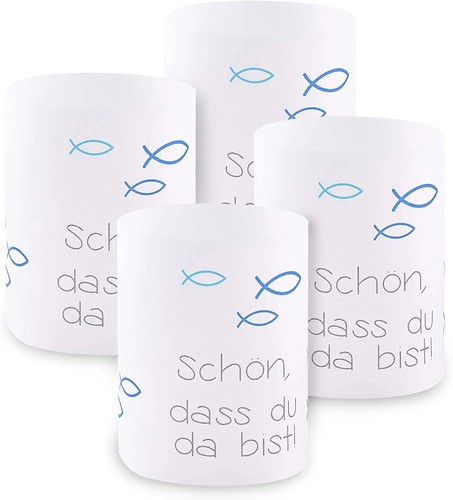 Windlicht fisch deko stück - windlicht,