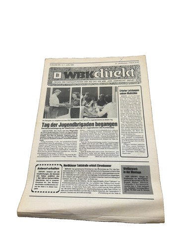 Wbk direkt ddr - ddr, betriebszeitung