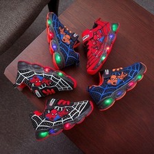 Kinder Spiderman Schuhe LED
