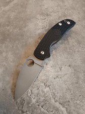 Spyderco Sage 5 Lightweight Klappmesser Custom Taschenmesser Stonewash Acid Wash