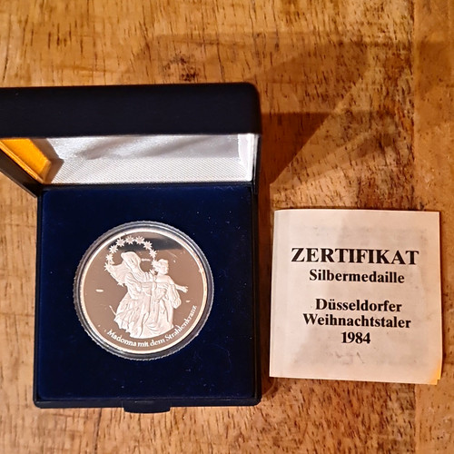 Silbermedaille düsseldorfer - silbermedaille,