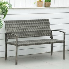 Gartenbank polyrattan sitzbank - polyrattan,