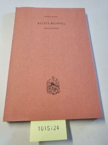 Aloys ruppel leben - aloys, und