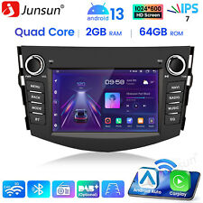 Carplay GPS Navi BT WIFI DAB+ SWC Android 13 Autoradio Für Toyota RAV4 2006-2012