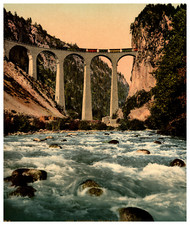 Suisse, Albulabahn, viaducts