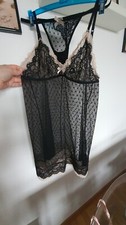 Schwarzes negligee set - schwarzes,