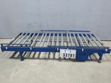 Angetriebene Rollenbahn Geradebahn Förderbahn für Paletten 100x250cm 33781